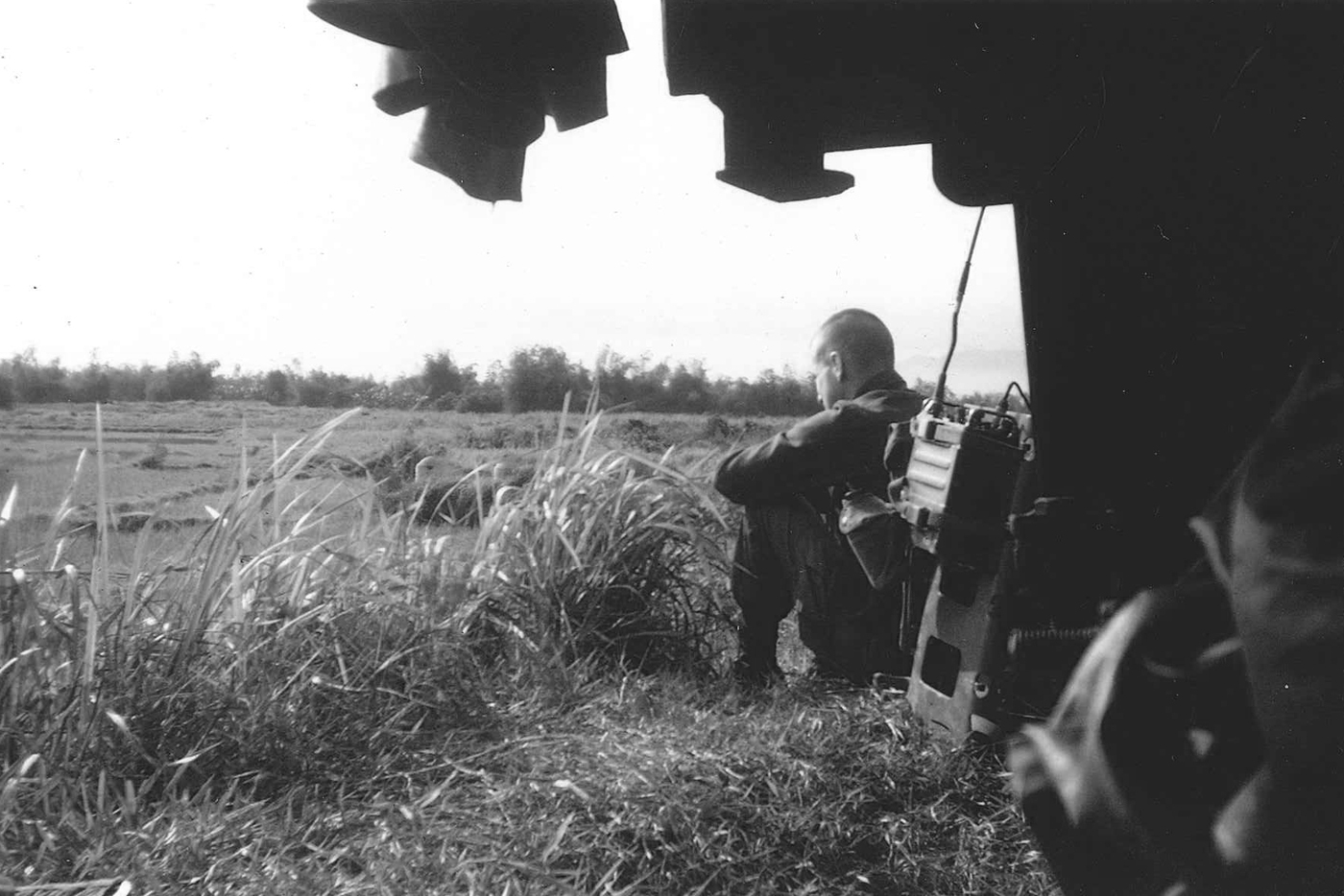 Second Lieutenant Tom Saal (WIA February 29, 1968) – photo taken on railroad berm near An Loc in December 1967