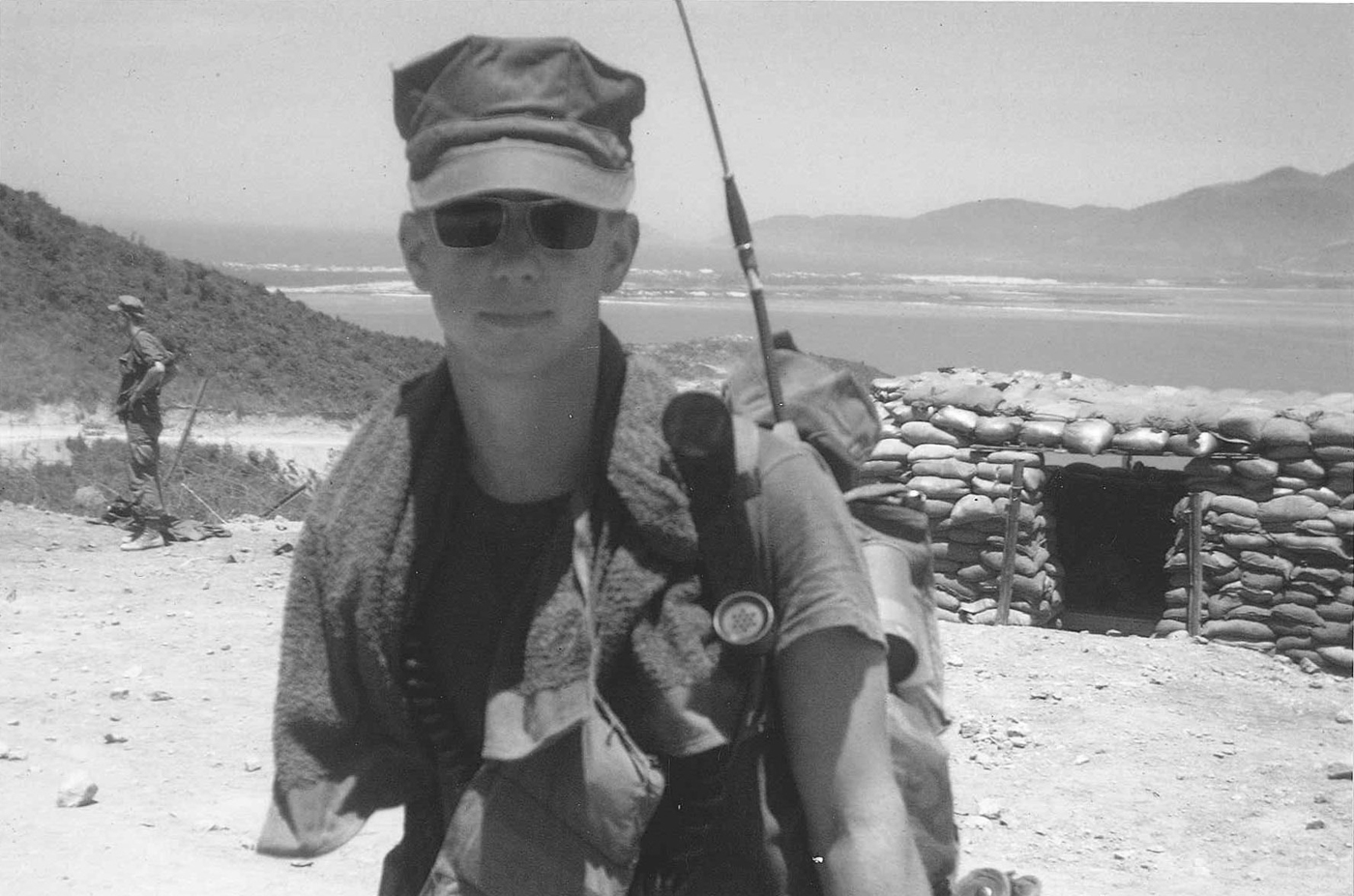 Pfc. Weber (received three Purple Hearts) – photo taken on Hill 90 in March/1968 