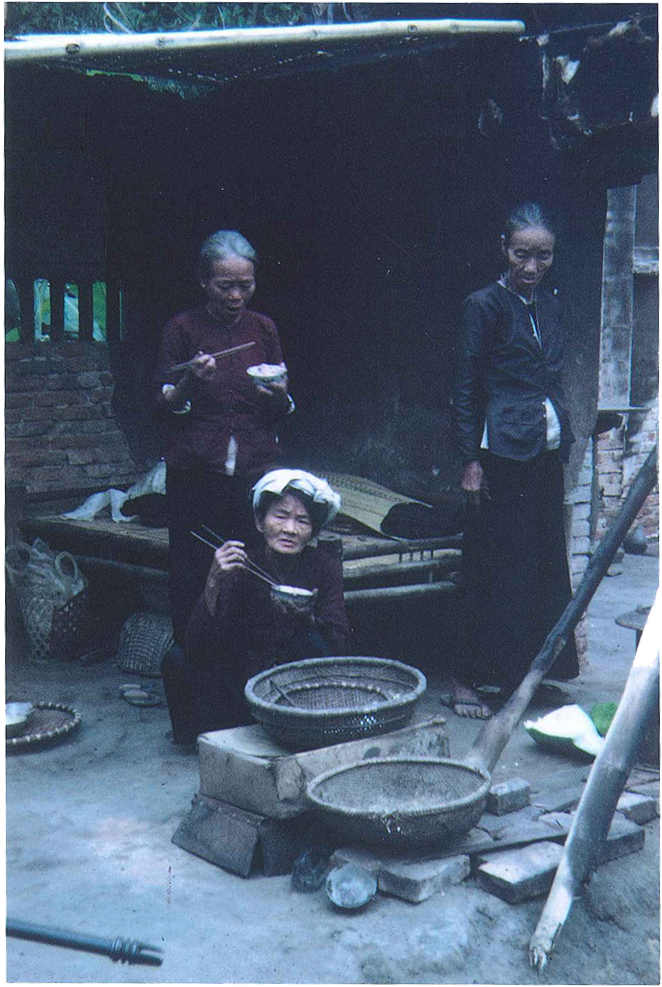 Local villagers in hamlet outside of An Loc 1967