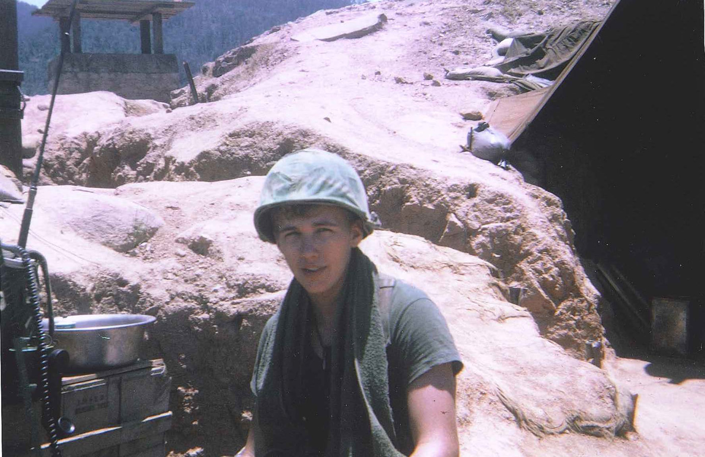 Author – Hill 90 days prior to being medevac’d with malaria – photo taken in March 1968